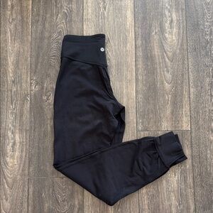 Women’s Lululemon High Waisted Jogger Pants / Sweatpants - Size 4 - Color: Black